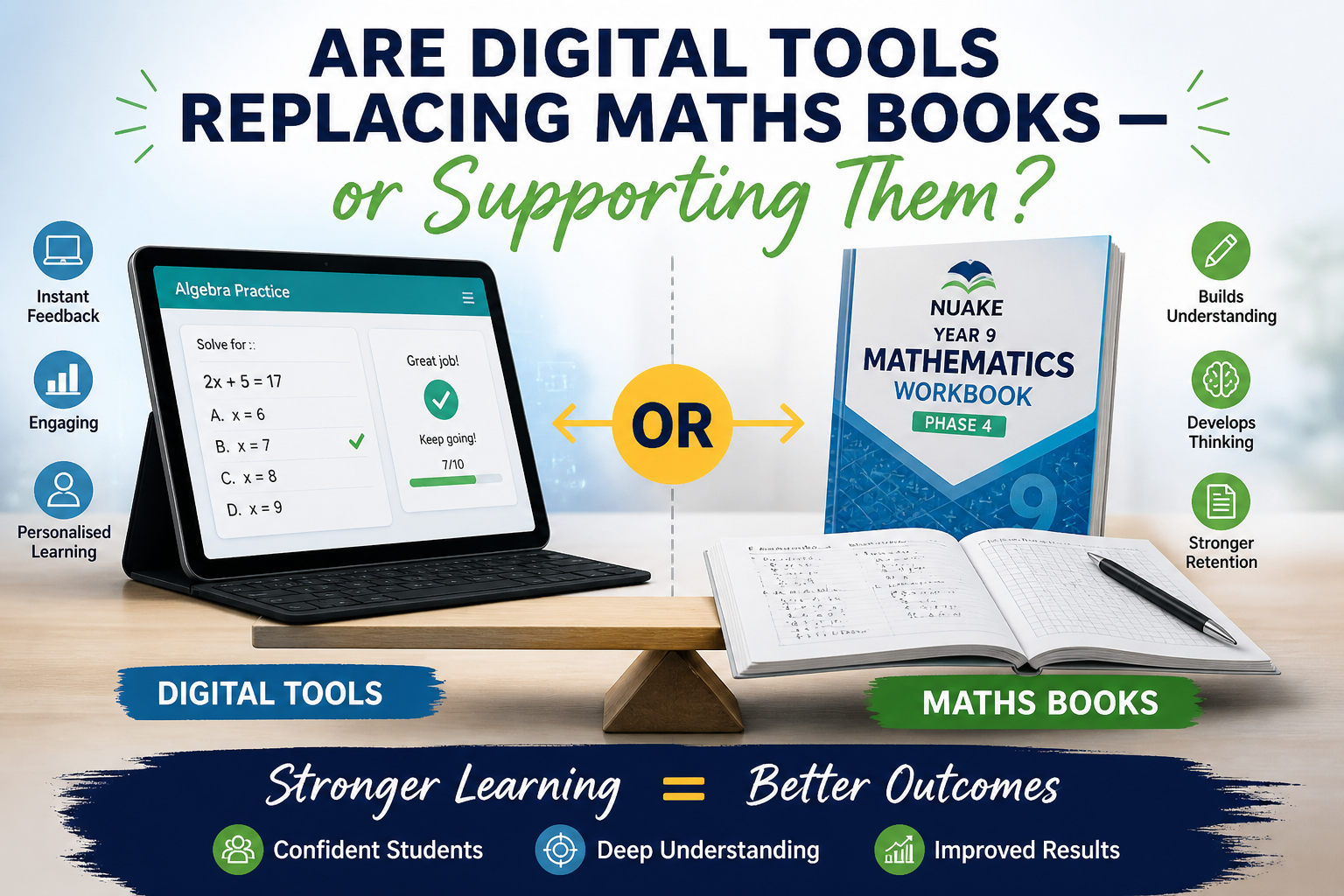 Are Digital Tools Replacing Maths Books - or Supporting Them?