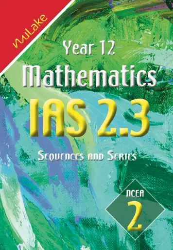 IAS 2.3 Sequences and Series